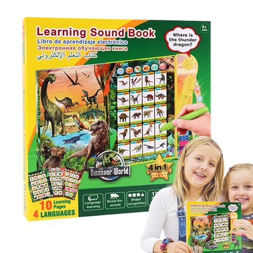 Soundbücher für Kleinkinder, Soundbücher für Kinder, Lears Book Sound Books | Interaktive Bücher, Lernspielzeug, laute Bücher auf Spanisch, Englisch, Arabisch, von Generic