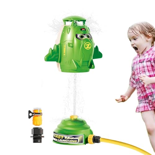 Space Rocket Sprinkler, Sprinklerrakete im Freien Wasserspielzeug,Netter Raketenformhof außerhalb Sprinkler | Spannende Kinderspiele im Freien für den Backyard Lawn Park Space Rocket Sprinkler, Sprinklerrakete im Freien Wasserspielzeug,Netter Raketenformhof außerhalb Sprinkler | Spannende Kinderspiele im Freien für den Backyard Lawn Park von Generic