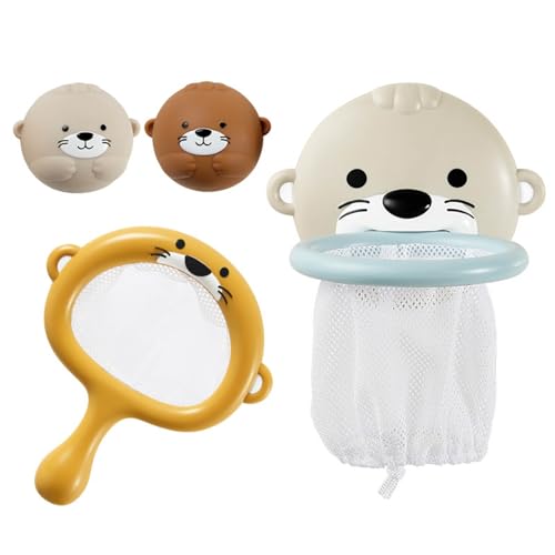 Spannendes Badespielzeug für Kinder, geformtes schwimmendes Spiel, Basketballnetz, ideal für Kleinkinder und Kinder über 3 Jahre, perfekt für Pool und Badewanne Qmh56 (Grey, 21.2X15X7cm) von Generic