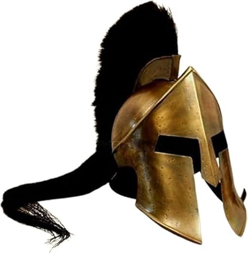 Spartan Helm - Mittelalterlicher König Leonidas Helm Replik aus 300 Film - Antik-Finish - Tolles Sammlerstück für Spartan und Geschichte Fans Spartan Helm - Mittelalterlicher König Leonidas Helm Replik aus 300 Film - Antik-Finish - Tolles Sammlerstück für Spartan und Geschichte Fans von Generic