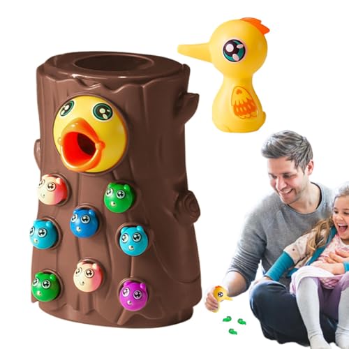 Spechtwurm Fangspiel - Interaktives Holzspielzeug für Kinder, Entwicklung der Feinmotorik | Lustiges Magnetspiel zum Fangen, Spielzeug zum Fangen Spechtwurm Fangspiel - Interaktives Holzspielzeug für Kinder, Entwicklung der Feinmotorik | Lustiges Magnetspiel zum Fangen, Spielzeug zum Fangen von Generic