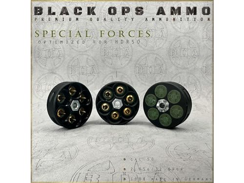 Special Forces for TR50 / HDR50 Munition Cal.50 by Black OPS Ammo for Target Shooting & Tactical Home Defence TR 50 HDR 50 Special Forces for TR50 / HDR50 Munition Cal.50 by Black OPS Ammo for Target Shooting & Tactical Home Defence TR 50 HDR 50 von Generic