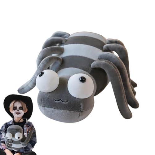 Spider-Plüschtier - Riesen Spinne Plüschtier | Spider-Plüschtier, weiches Kissen Für Zuhause, Halloween-Spinnenplüschtier, Spinnenhaus-Dekorationen Für Schlafsaal Studio Schlafzimmer 30Cm/ von Generic