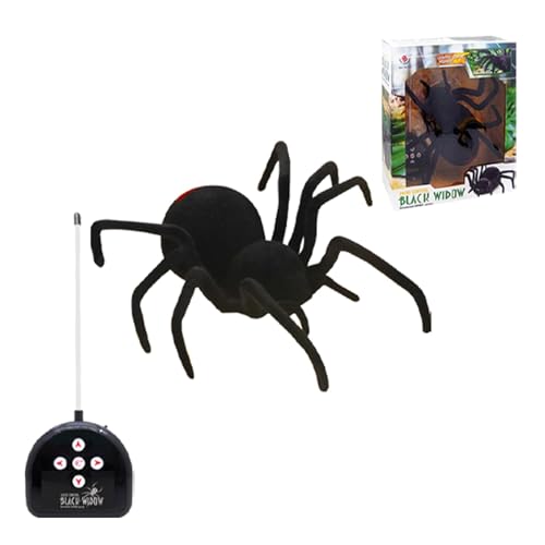 Spider Remote Toy RC Spider - Realistisches Spinnenspielzeug | Ferngesteuertes Spielzeug | Lustige Ranke, Halloween-Parodie-Spielzeug für Kinder und Erwachsene Spider Remote Toy RC Spider - Realistisches Spinnenspielzeug | Ferngesteuertes Spielzeug | Lustige Ranke, Halloween-Parodie-Spielzeug für Kinder und Erwachsene von Generic