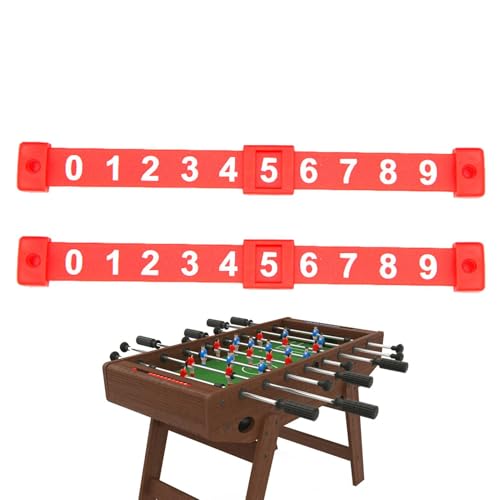 Spiel-Score Zähler: Tischpunktzähler, Fußball-Match-Tracker, 2 Stück Tischkicker-Scooter-Marker, Spiel-Tracker, Marke Spiel-Score Zähler: Tischpunktzähler, Fußball-Match-Tracker, 2 Stück Tischkicker-Scooter-Marker, Spiel-Tracker, Marke von Generic