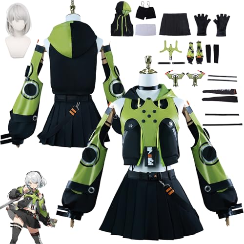 Spiel Zenless Zone Zero Cosplay Kostüme Rolle Anby Demara Cosplay Uniform Outfits mit Perücke Komplettset Halloween Karneval Party Kostüm Spiel Zenless Zone Zero Cosplay Kostüme Rolle Anby Demara Cosplay Uniform Outfits mit Perücke Komplettset Halloween Karneval Party Kostüm von Generic