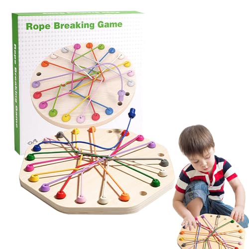 Spiel des Seils Puzzle, Seilknoten, unversen mit Teaser Cerebra, Store Challenge Game, Rope Puzzle - Das Ergebnis Der Strategy Rope, B von Generic