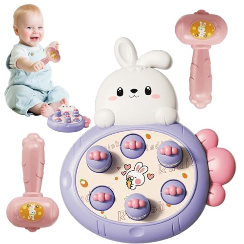 -Spiel für Kinder | Interaktives Cartoon-Kaninchen-Whack-Mole-Spiel - Interaktives Lernspielzeug mit 2 Hämmern, Hasenspielzeug für/Mädchen ab 3 Jahren als Geburtstagsgeschenk -Spiel für Kinder | Interaktives Cartoon-Kaninchen-Whack-Mole-Spiel - Interaktives Lernspielzeug mit 2 Hämmern, Hasenspielzeug für/Mädchen ab 3 Jahren als Geburtstagsgeschenk von Generic