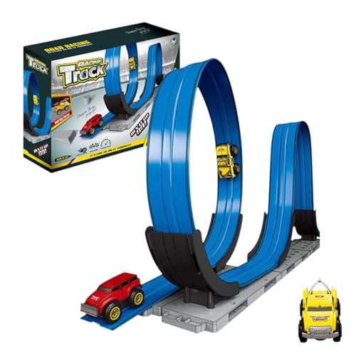Spielautomaten-Set, Rennstrecke, Spielzeugbahn mit 1, Fahrzeugspielzeug, Rennspiele, Auto-Spielset für und Mädchen ab 5 Jahren Spielautomaten-Set, Rennstrecke, Spielzeugbahn mit 1, Fahrzeugspielzeug, Rennspiele, Auto-Spielset für und Mädchen ab 5 Jahren von Generic