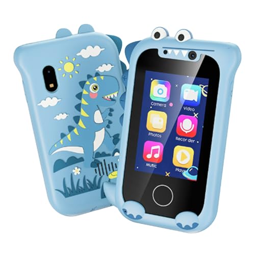 Spielen Sie Smartphone für Kinder - Kleinkind -Lernspielzeug mit Kamera | Interaktive Bildungsspiele und Songs - Langlebige vorgetäuschte Handy (6 Lernmodi) von Generic