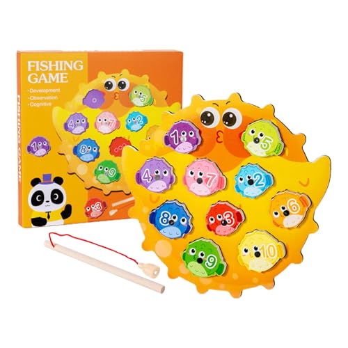 Spielen Sie das Angelset für Kinder, Angelspielzeug für Kinder - Fischspielzeug in Form eines Cartoonballs, interaktive Eltern-Kind-Spiele im Vorschulalter, Spielzeug für von Generic