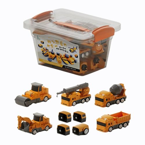 Spielfahrzeuge für Kinder, zusammengebautes Auto | Verwandelbare magnetische Autos für Kinder zusammengebaut - Aufbewahrungsbox inklusive Sammelfiguren, DIY Blöcke für die s Spielfahrzeuge für Kinder, zusammengebautes Auto | Verwandelbare magnetische Autos für Kinder zusammengebaut - Aufbewahrungsbox inklusive Sammelfiguren, DIY Blöcke für die s von Generic