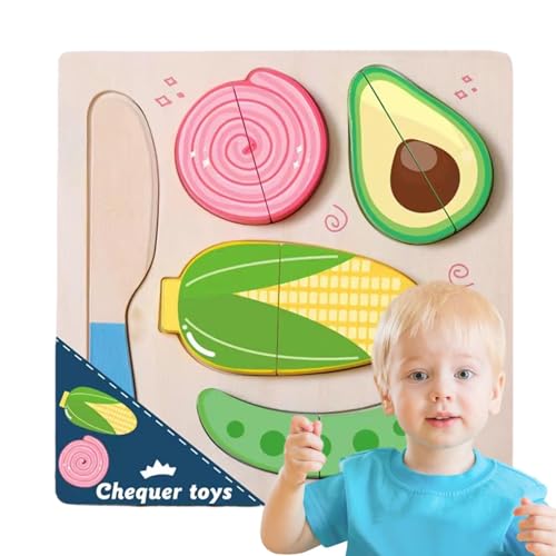 Spielfutter-Set aus , Obst- und Gemüseschneider Spielzeug | So tun, als würde man das Lebensmittelobstschneidespielzeug spielen | Lernspielzeug, Küchenspielzeug für Kleinkinder von Generic