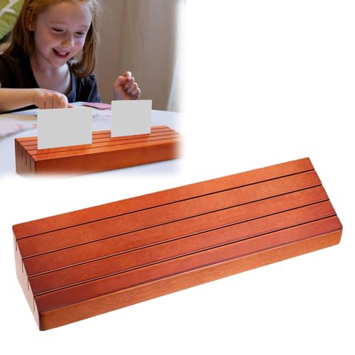 Spielkartenhalter aus Holz für Kartenspiele – extra breite Spielkartenregale für Pinochle Bridge und mehr – Naturholz-Spielablage für Erwachsene, Kinder und Senioren, ideal für Partys Spielkartenhalter aus Holz für Kartenspiele – extra breite Spielkartenregale für Pinochle Bridge und mehr – Naturholz-Spielablage für Erwachsene, Kinder und Senioren, ideal für Partys von Generic