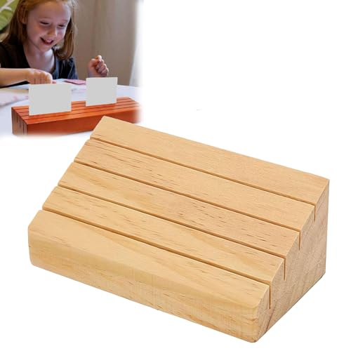Spielkartenhalter aus Holz für Kartenspiele – extra breite Spielkartenregale für Pinochle Bridge und mehr – Naturholz-Spielablage für Erwachsene, Kinder und Senioren, ideal für Partys Spielkartenhalter aus Holz für Kartenspiele – extra breite Spielkartenregale für Pinochle Bridge und mehr – Naturholz-Spielablage für Erwachsene, Kinder und Senioren, ideal für Partys von Generic