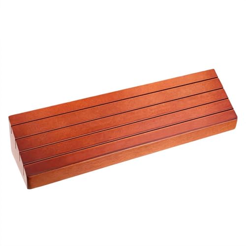 Spielkartenhalter aus Holz für Poker & Kartenspiele, 4 Slots Extra Wide Racks, Freihändige Kartenhalter für Erwachsene, Ältere Menschen, Familienspielabend (Kiefernholz M) von Generic