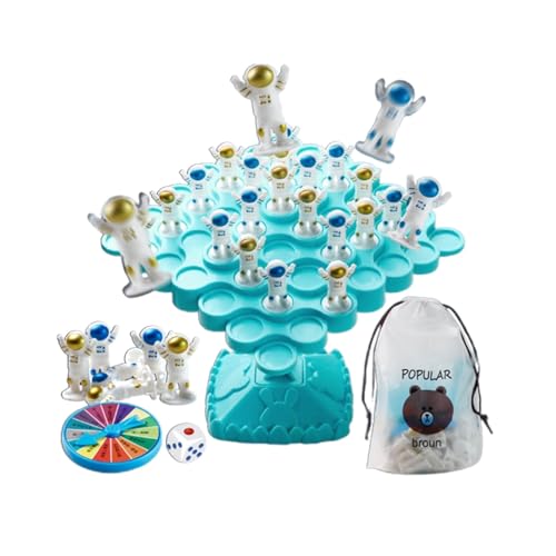 Spielspielzeug Zwei-Spieler-Spielbaum Eltern-Kind Interaktives Familien-Tisch-Puzzlespiel Montessori- Geburtstag Weihnachten Massenastronauten- für Kinder Erwachsene Kjn160 (A, 18x18x6) von Generic