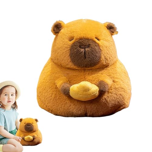 Spielzeug-Capybara, Capybara-Plüschtiere - Süßes weiches Kuscheltier Capybara Kissen | Niedliches weiches Kissen, bequemes, exquisites Cartoon-Tierpuppenspielzeug für Weihnachten, Ostern von Generic