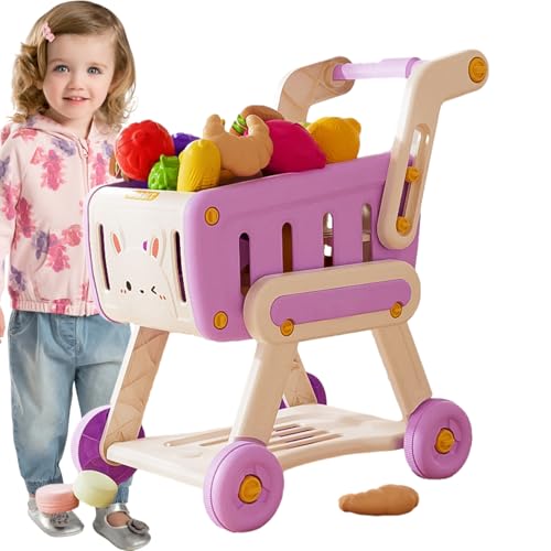Spielzeug-Einkaufswagen, Kinderspiel-Einkaufswagen, Kinder-Einkaufswagen-Spielzeugset, Kinder-Einkaufswagen-Rollenspiel Kleinkinder, und Mädchen ab 3 Jahren Spielzeug-Einkaufswagen, Kinderspiel-Einkaufswagen, Kinder-Einkaufswagen-Spielzeugset, Kinder-Einkaufswagen-Rollenspiel Kleinkinder, und Mädchen ab 3 Jahren von Generic