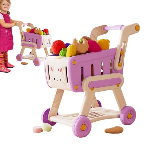 Spielzeug-Einkaufswagen: simulierter Lebensmittelwagen, Einkaufswagen für Kinder, interaktives Essens-Set zum Spielen, Lernspielzeug, Lernspielzeug, Diver-Spiel Spielzeug-Einkaufswagen: simulierter Lebensmittelwagen, Einkaufswagen für Kinder, interaktives Essens-Set zum Spielen, Lernspielzeug, Lernspielzeug, Diver-Spiel von Generic