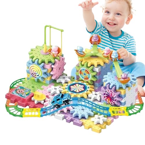Spielzeug Für elektrische Blöcke - Kreatives rotierendes Bauspielzeug Für Kinder, Bildungskit Ab 3+, Mechanische Getriebe-Set, Lernprobleme Spielzeug P Spielzeug Für elektrische Blöcke - Kreatives rotierendes Bauspielzeug Für Kinder, Bildungskit Ab 3+, Mechanische Getriebe-Set, Lernprobleme Spielzeug P von Generic