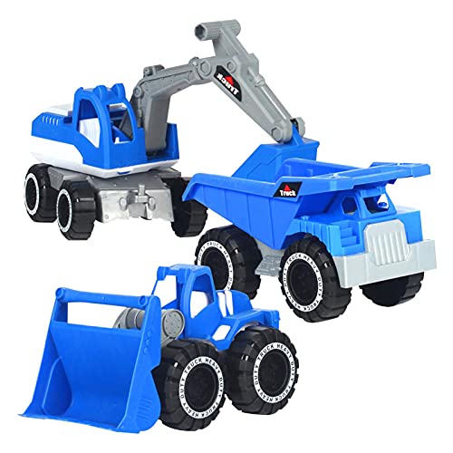Spielzeug-Set für Baufahrzeuge, Baggerspielzeug für Kinder und Lastwagen, 3-teilig, Sandbox und Strandspielzeuge für Kleinkinder, und Mädchen Spielzeug-Set für Baufahrzeuge, Baggerspielzeug für Kinder und Lastwagen, 3-teilig, Sandbox und Strandspielzeuge für Kleinkinder, und Mädchen von Generic