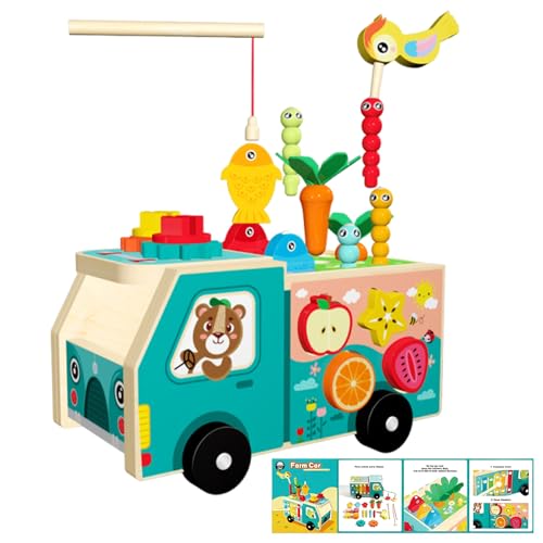 Spielzeug Shape Sorter | sensorische Lernspiele Vorschule - Lernspiel Formen für Entwicklung | für Schule Kindergarten Zuhause Reisen Tag von Generic