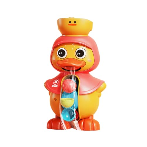 Spielzeug für Kinder, -Badespielzeug für Kinder | Modell einer Ente mit drehbarem Rad für Kleinkinder für Dusche – Interaktives Duschwasserspielzeug für Mädchen für Kleinkinder 0} Spielzeug für Kinder, -Badespielzeug für Kinder | Modell einer Ente mit drehbarem Rad für Kleinkinder für Dusche – Interaktives Duschwasserspielzeug für Mädchen für Kleinkinder 0} von Generic