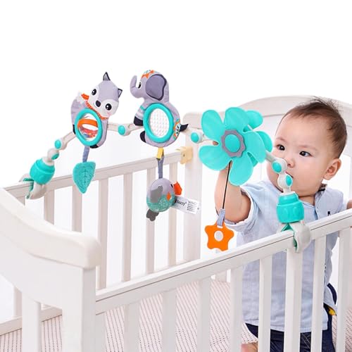 Spielzeug für Kinderwagen, Spielzeug zum Aufhängen aus Plüsch mit Tiermotiv für Autositz, Zubehör für Kinderwagen, Spielzeug für Autositz, für C-Sitz von Generic