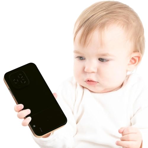 Spielzeug für Mobiltelefone, zum Lernen, Smartphone mit Touchscreen, frühzeitige Entwicklung, beleuchtetes Lernspielzeug mit 8 Modi, für Kinder, Vorschulen, und Mädchen von Generic