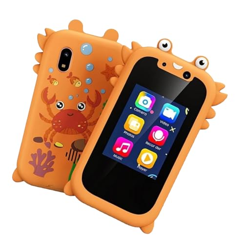 Spielzeug für Smartphone – Mobiles Lernspielzeug, zelluläres Lerngerät | Lerntelefon mit Doppelkamera für Kleinkinder, Musikspielzeug, Fernsehen von Generic