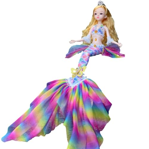 Spielzeug für kleine Meerjungfrau – klassische Modeprinzessin, inspiriert vom Film, kleine Meerjungfrau, beweglich und exquisit, für Geburtstags- und Partygeschenke Spielzeug für kleine Meerjungfrau – klassische Modeprinzessin, inspiriert vom Film, kleine Meerjungfrau, beweglich und exquisit, für Geburtstags- und Partygeschenke von Generic
