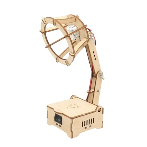 Spielzeug mit Stem Lampe für Kinder, pädagogisches Wissenschafts-Set, elektrische Lampe für wissenschaftliches Spielzeug, Tischlampe, pädagogisches Spielzeug, Bastelset aus Holz, Spiele von Generic