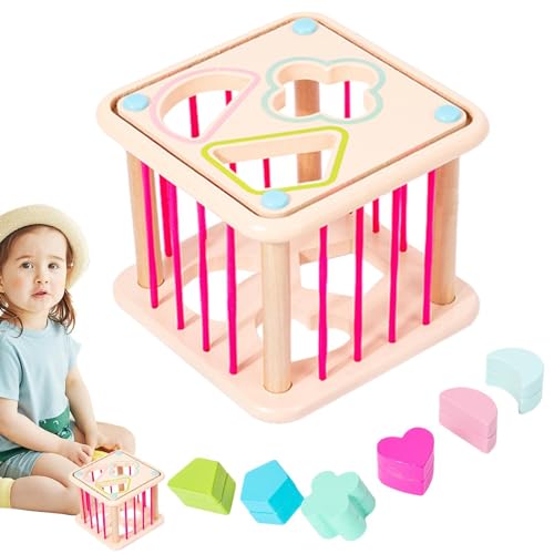 Spielzeug zum Sortieren von Farben für Formenspiele, Lernspiel für die Feinmotor, frühes Lernspielzeug für Kindergarten, Krippe Spielzeug zum Sortieren von Farben für Formenspiele, Lernspiel für die Feinmotor, frühes Lernspielzeug für Kindergarten, Krippe von Generic