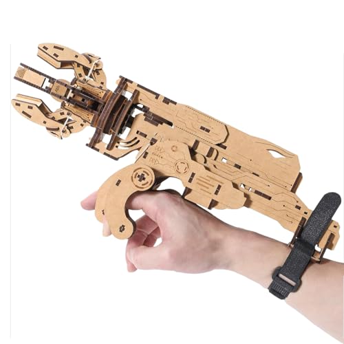 Spielzeuggebäude Sets | Holzbausteine ​​Spielzeug Mechanischer Hand, Zusammenblockende olles Spiel fördern und gleichzeitig das logischBlockspielzeug Bausteine ​​Spielzeugfiguren Für Kinder Erwachsene von Generic