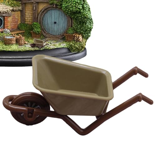 Spielzeugschubkarre -Figur, Radkarrow Miniatur -Spielzeug | Emulationsminiaturfarm Werkzeugmodell Taschenkonstruktion Spielzeug Miniaturwagenzubehör für Aktionszahlen Spielzeugschubkarre -Figur, Radkarrow Miniatur -Spielzeug | Emulationsminiaturfarm Werkzeugmodell Taschenkonstruktion Spielzeug Miniaturwagenzubehör für Aktionszahlen von Generic