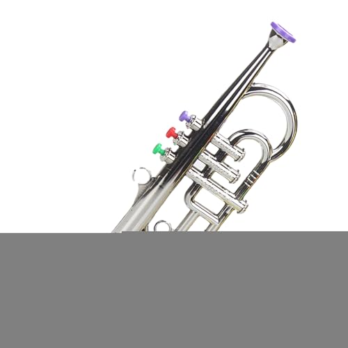 Spielzeugtrompete - Trompetenhornspielzeug, Musikalisches Blasinstrument Für Kinder | Lehrmittel Für Eltern-Kind-Musikinstrumente Pädagogisches Trompetenspielzeug Für FFür , Mädchen, Kleinkinder von Generic
