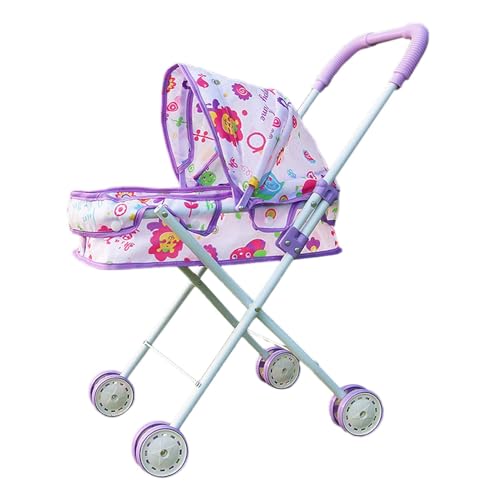 Spielzeugwagen - Mädchen Kinderwagen | Puppenwagen | Faltbare und einziehbare Canopy Kids Punchair | Einziehbares Spielen Spielzeug | Girls Dach Punchairs | Alter 3+ Kinder Geschenk Toy-Girl Dol Spielzeugwagen - Mädchen Kinderwagen | Puppenwagen | Faltbare und einziehbare Canopy Kids Punchair | Einziehbares Spielen Spielzeug | Girls Dach Punchairs | Alter 3+ Kinder Geschenk Toy-Girl Dol von Generic