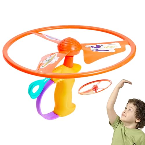 Spin Flying Toy – Flying Aerial Disc Toys | Saucer & Disc Toys für Kinder, Propeller Saucer Spinner Lernspinner für Spiele im Freien im Innenbereich für mehr als 3 Jahre von Generic
