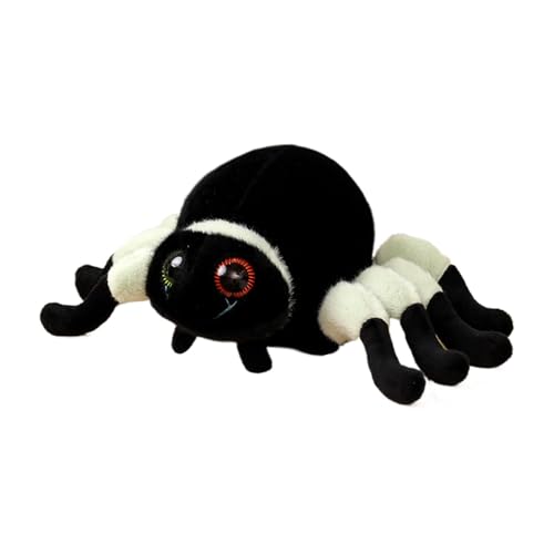 Spinnen-Plüschspielzeug – Realistische Plüsch-Spinne, Tier, Halloween-Spinne | Dekoratives Plüsch-Spielzeug, weiche Ostersimulationsspinne, für Veranstaltungen Spinnen-Plüschspielzeug – Realistische Plüsch-Spinne, Tier, Halloween-Spinne | Dekoratives Plüsch-Spielzeug, weiche Ostersimulationsspinne, für Veranstaltungen von Generic