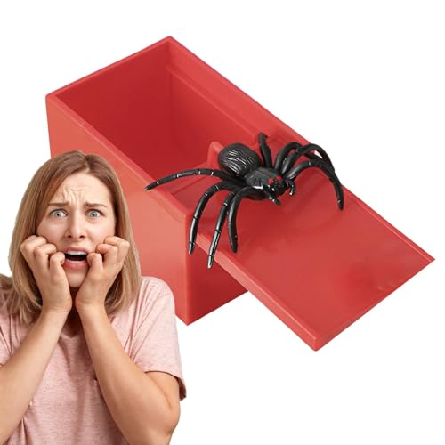 Spinnenscherz-Box, Spinnenbox- , lustige Scherzbox mit lebendigen künstlichen Spinnen, lustige Witze, Scherz-Set für Erwachsene, Scherz-Partys, , Weihnachten, Hal Spinnenscherz-Box, Spinnenbox- , lustige Scherzbox mit lebendigen künstlichen Spinnen, lustige Witze, Scherz-Set für Erwachsene, Scherz-Partys, , Weihnachten, Hal von Generic