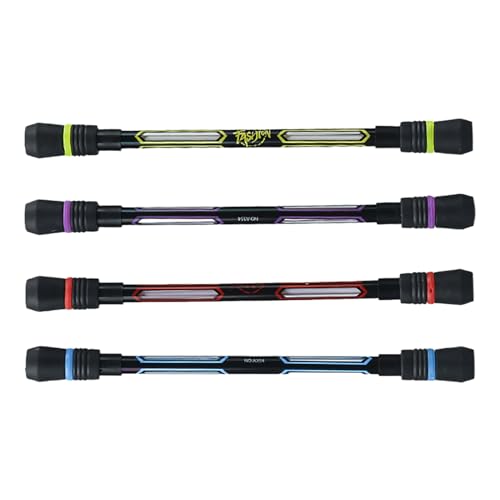 Spinnings Pen - 4 Pc Schreiben Von Stiften | Angststift | Rolling Flying Fidget-Spinner | Nicht rutschfeste LED-Mod Spinnings Toys | Bleistift Auf Wasserbasis Mit Fingermetallwasser Für Gehirntrainin von Generic