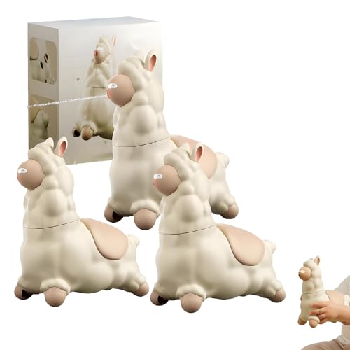 Spitting Llama Water Toy, Alpaca Interactive Water Sprayer, 45° Head Turning for Indoor & Outdoor Summer Cooling Fun(3pcs) von Generic