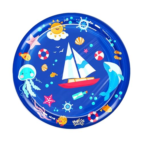 Splash Pad - 100 cm Runde Haustierwasserbrunnenmatte, Dicke, rutschfeste Sprinklermatte Aufblasbares Wasserspielzeug, Kinder/Hundegeschenk, Sommergarten Im Freien, Outdoor -Haustierwasserspielmatte | Splash Pad - 100 cm Runde Haustierwasserbrunnenmatte, Dicke, rutschfeste Sprinklermatte Aufblasbares Wasserspielzeug, Kinder/Hundegeschenk, Sommergarten Im Freien, Outdoor -Haustierwasserspielmatte | von Generic