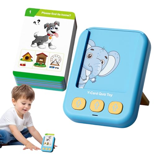 Sprechen Sie über Lernkarten für Kleinkinder – Lernkarten, Spielzeug zum Lernen von Sprachen | interaktive Lernkarten für Tiere, Zahlen, von Generic
