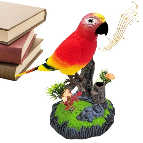 Sprechende Vogelspielzeug, Elektronisch Sprechender Vogel - Kinder -Papageienspielzeug Für Kinder | Realistisches Spielzeug des Elektronischen Papageiensensors Für, Mädchen, Und Erwachse Sprechende Vogelspielzeug, Elektronisch Sprechender Vogel - Kinder -Papageienspielzeug Für Kinder | Realistisches Spielzeug des Elektronischen Papageiensensors Für, Mädchen, Und Erwachse von Generic