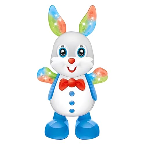 Sprechender Hase - Musikalisches Schütteln des singenden Hasen, Spielzeug mit Cartoon-Körper mit dynamischer Musik und frischen Lichtern, entzückendes interaktives Spielzeug für Kinder Sprechender Hase - Musikalisches Schütteln des singenden Hasen, Spielzeug mit Cartoon-Körper mit dynamischer Musik und frischen Lichtern, entzückendes interaktives Spielzeug für Kinder von Generic
