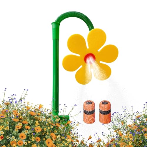 Sprinkler - 360 Grad Rotierende Blumensprinkler, Buntes Wasserspielzeug Für Rasen | Lustige Spiele im Freien für Kinder Und Hunde, Gartenbewässerungswerkzeuge, Gartenspielfunktion, Hofdekoriert Sprinkler - 360 Grad Rotierende Blumensprinkler, Buntes Wasserspielzeug Für Rasen | Lustige Spiele im Freien für Kinder Und Hunde, Gartenbewässerungswerkzeuge, Gartenspielfunktion, Hofdekoriert von Generic