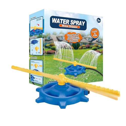 Sprinkler For Kids - Water Sprinkler for Kids with Rotating Spray | Interactive Backyard Water Games | 360 Degree Rotating, Portable Summer Outdoor Activity Backyard Play, Poolside Fun von Generic