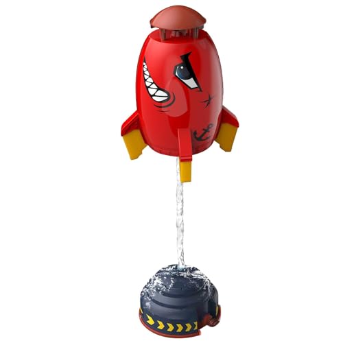 Sprinkler für Kinder – Raketenstart, um 360 Grad drehbar, Wassersprinkler für Kinder und Kleinkinder, Gartenschlauch zum Spielen im Freien für Spielzeug Sprinkler für Kinder – Raketenstart, um 360 Grad drehbar, Wassersprinkler für Kinder und Kleinkinder, Gartenschlauch zum Spielen im Freien für Spielzeug von Generic